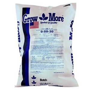 Grow More Water Soluble Fertilizer 0-50-30, 25 Pounds, 25 lb