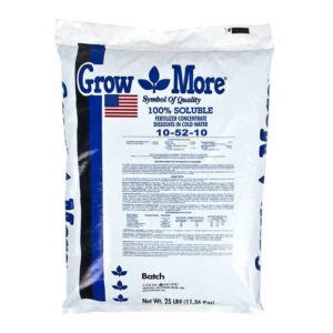 Grow More 5556 Water Soluble Fertilizer 10-52-10, 25-Pound